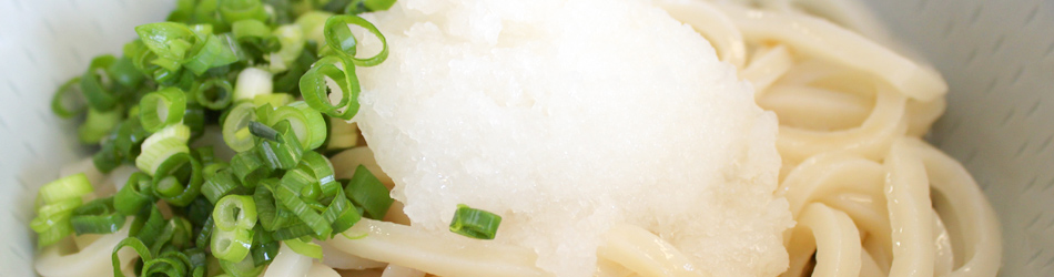上田うどん店のメニュー